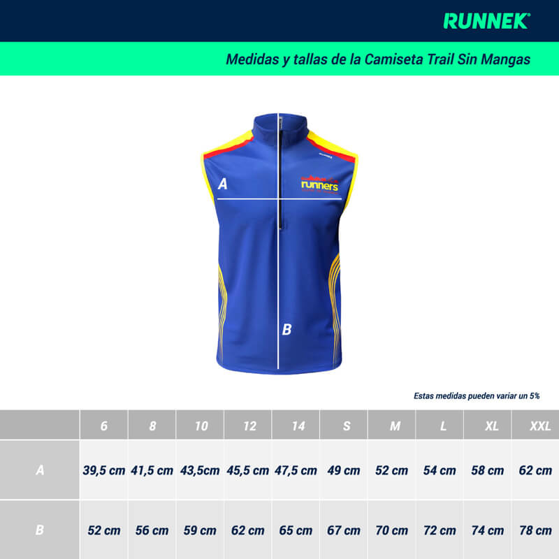 Camiseta tirantes Training Trail Running - Sportecnic