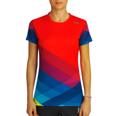 camiseta tecnica pure rojo mujer